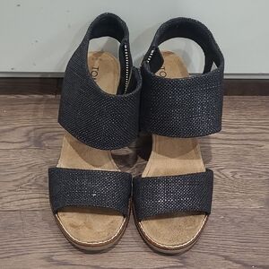 Toms Black Sandals